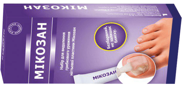 Грибок ногтей на ногах успешно лечит Микозан