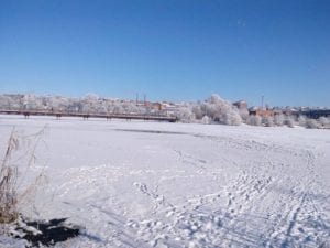 замерз
