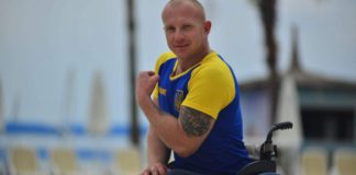 Олександр Гусар став переможцем чемпіонату Житомирщини з параармреслінгу Олександр Гусар
