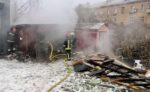 У Бердичеві пожежа: горіли приватні гаражі для авто пожежа