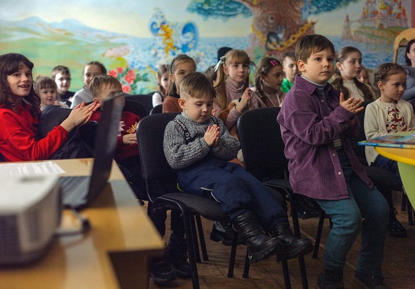 Бердичів: діти у бібліотеці
