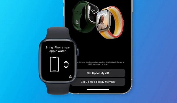 Годинник apple watch та Айфон