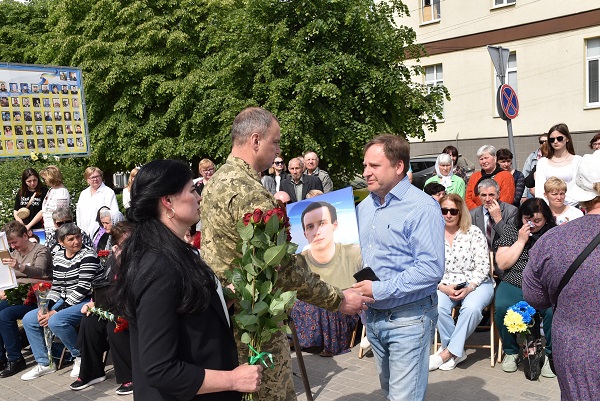 Генадій Галецький під час заходу