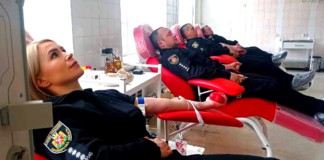 Поліція Бердичева долучилася до здачі крові Поліція