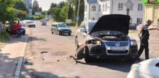 У Бердичеві – аварія на пішохідному переході. ФОТО З МІСЦЯ ПОДІЇ Дтп