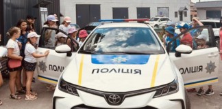 У Бердичеві діти відвідали поліцейське відділення Авто поліції