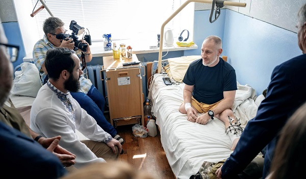 Госпіталь у Бердичеві відвідав Богдан Кицак
