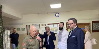 Посол Польщі в Україні відвідав Госпіталь Ветеранів Війни у місті Бердичів Кицак Орлюк