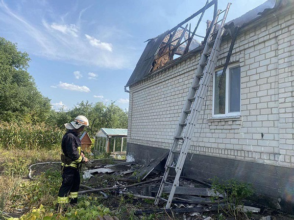Пожежа у дачному кооперативі Сонячний