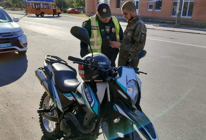 Мотоцикл у Бердичеві
