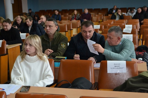 Депутати Бердичева під час сесійного засідання