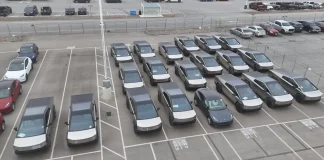 Tesla, схоже, нарощує виробництво Cybertruck Tesla cybertruck