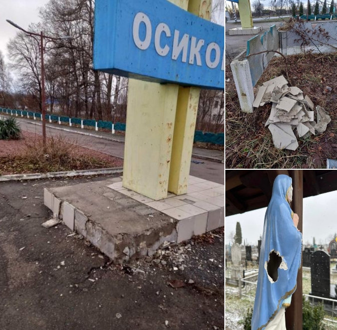 Вандалізм у Гришковецькій громаді: атака на культурні символи та історію Осиково