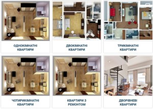 Квартири у ЖК "Софія Клубний"