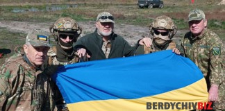Бердичівляни тренувалися на полігоні збивати “Шахеди” ДФТГ Бердос