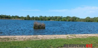 На міський пляж Бердичева приплив… острів Пляж Бердичева