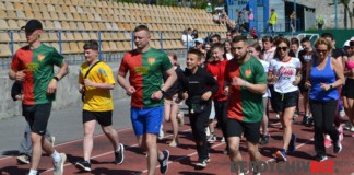 Забіг: у Бердичеві відзначили річницю цивільно-військового співробітництва Масовий забіг