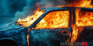 У Бердичеві месник без голови спалив BMW за пост у соцмережі: 5 років Диверсанти підпалили авто військового