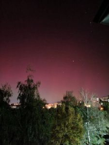 Північне сяйво було видно не лише на Житомирщині