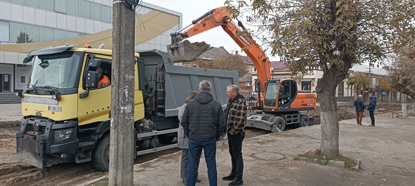 Ремонт дороги по вулиці Шевченка