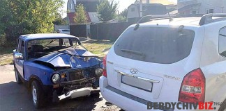 ДТП у Бердичеві з травмуванням 82-річного пасажира кросовера ДТП у Бердичеві з травмуванням 82-річного пасажира кросовера