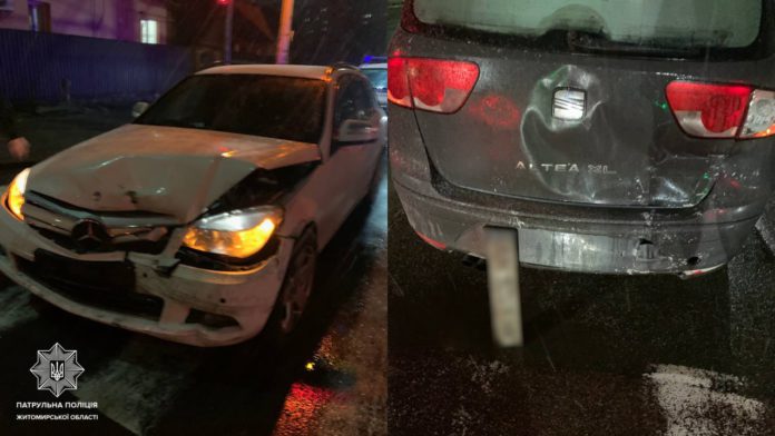 Поліція розшукали водія, який залишив місце автопригоди та отримав 5 адмінматеріалів