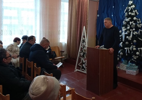 Максим Самчик звітує перед громадою