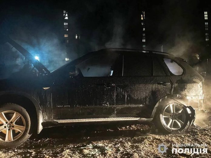 Поліція затримала причетного до підпалу автомобіля у центрі Бердичева  