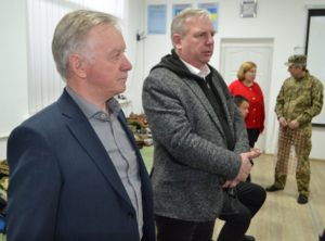 Представники місцевої влади оглянули у БФКПЕП новостворений кабінет захисту України 