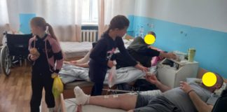 Учні Райківської гімназії привітали поранених захисників із Великоднем Учні Райківської гімназії привітали поранених захисників із Великоднем