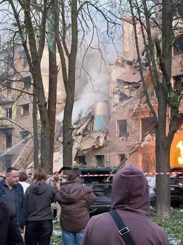 Масований нічний обстріл Києва та області: 5 загиблих, щонайменше 13 поранених