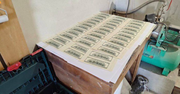 банда фальшивомонетників друкувала валюту у підпільній друкарні