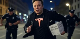 Tesla звинувачують у приховуванні даних про аварію на автопілоті Tesla звинувачують у приховуванні даних про аварію на автопілоті