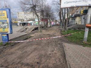 Ремонт тротуарів у Бердичеві: оновлення асфальту на Житомирській