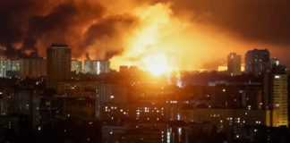 Масштабний нічний удар Росії по Києву: пошкоджено десятки житлових будинків Масштабний нічний удар Росії по Києву