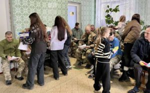 Привітали поранених захисників