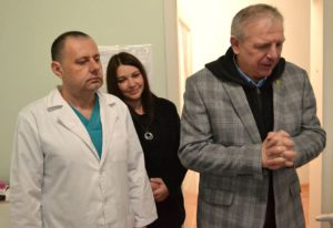 Сергій Орлюк та директор міської лікарні
