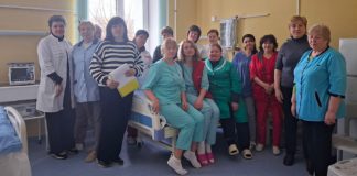 Заняття з нещасних випадків на виробництві в Бердичівській міській лікарні Навчання у лікарні