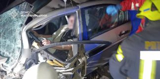ДТП під Закутинцями: рятувальники деблокували затиснутого водія ДТП Бердичів