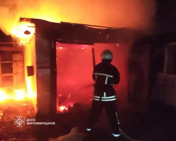 Пожежа у Бердичіському районі