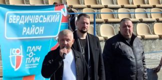 ІІІ районний етап «Пліч-о-пліч» з легкої атлетики 2026: перемога ліцею №4 Бердичева серед шкільних команд Ігор Бакановський вітає спортсменів