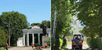 Бердичів: КП «Бердичівкомунсервіс» завершив черговий етап благоустрою центру міста Прибирання Бердичева