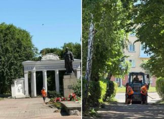 Бердичів: КП «Бердичівкомунсервіс» завершив черговий етап благоустрою центру міста Прибирання Бердичева